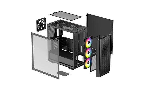 DeepCool CG560 Midi Tower Svart