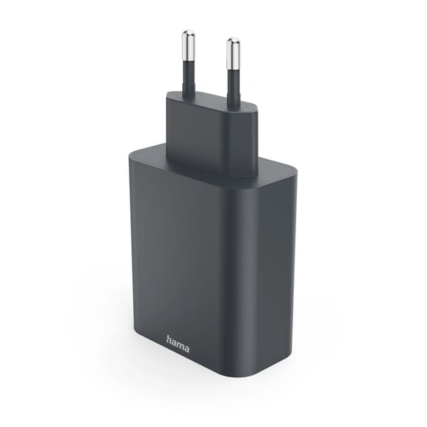 Laptopadapter Hama HAMA AC-LADDARE ECOSENTIAL 45W PD 1X USB-C, 1X USB-A, ANTRACIT