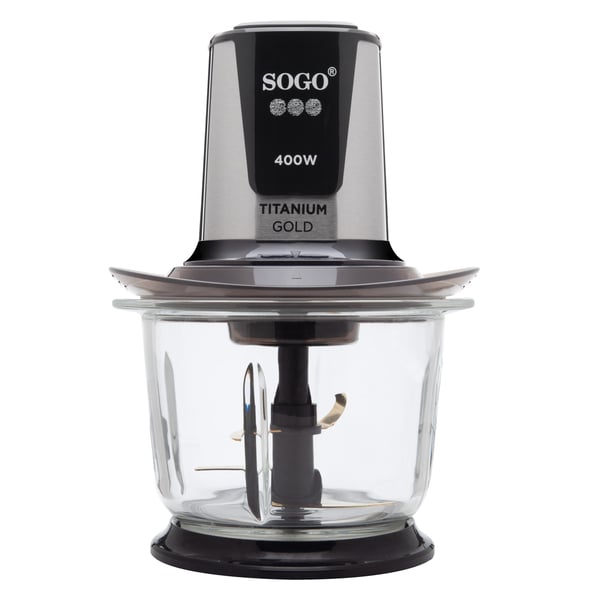 Sogo PIC-SS-5260 elektrisk madhakker 1,5 L 400 W Sort