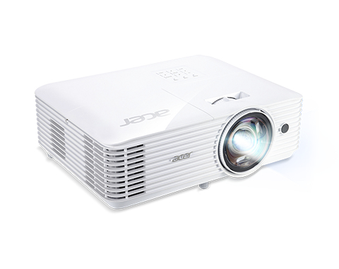 Acer S1286Hn Standard throw-projektor 3500 ANSI-lumen DLP XGA (1024x768) Vit