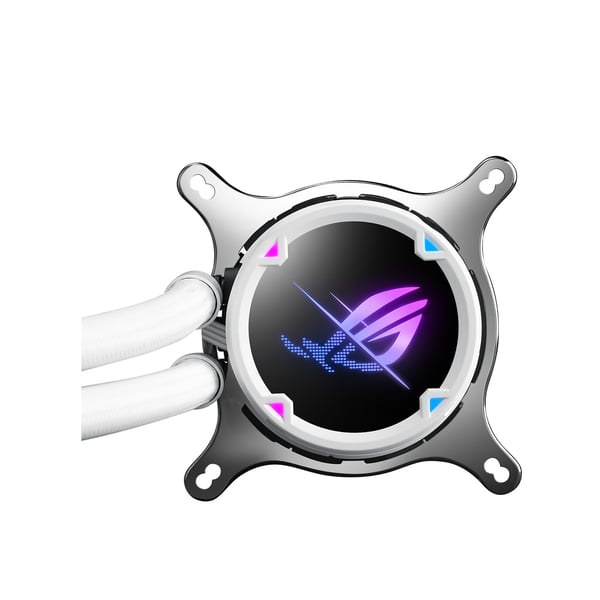ASUS ROG STRIX LC II 240 ARGB White Edition Processor Allt-i-ett vätskekylare 12 cm Vit 1 styck
