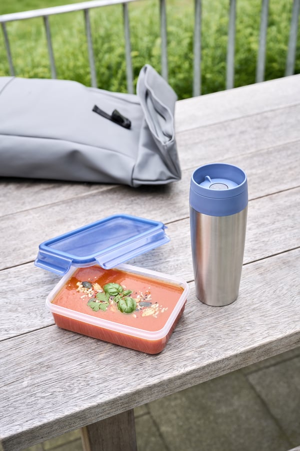 Tefal Travel Mug Eco N2024110 matkamuki 360 ml Sininen, Ruostumaton teräs Ruostumaton teräs