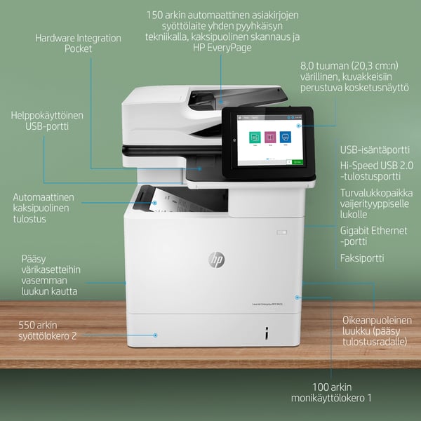 HP LaserJet Enterprise MFP M635h