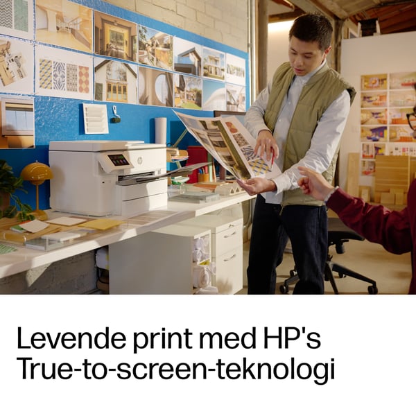 HP OfficeJet Pro 9730e Trådløst All-in-One Farve Printer, Instant Ink; 2-sidet printning