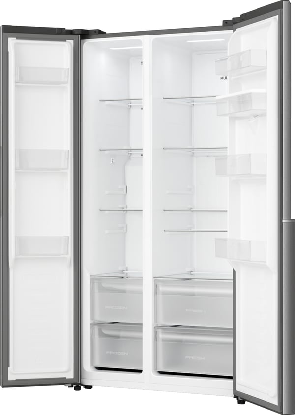 Gorenje NRS917E41XWD Kombinerad kyl/frys side-by-side Fristående 541 l Grå