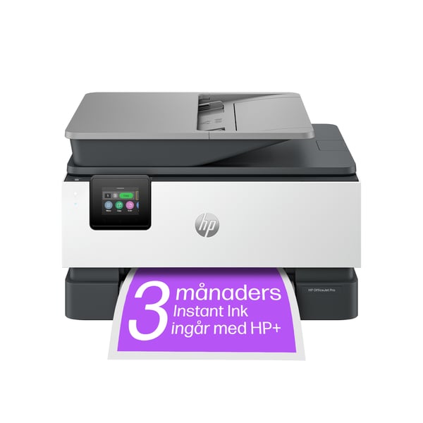 HP OfficeJet Pro 9122e Trådlöst All-in-One Färg Skrivare, Instant Ink; Dubbelsidig utskrift