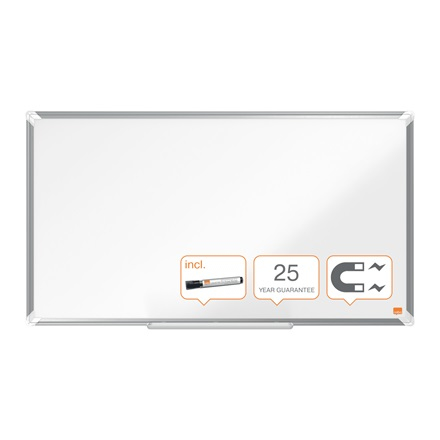 Nobo Premium Plus Emalj Whiteboard EU Ecolabel 890x500 mm