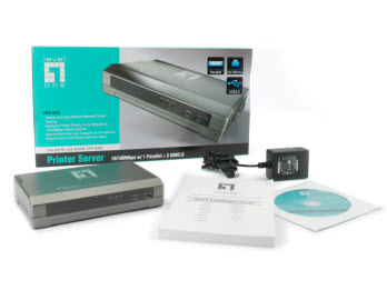 LevelOne FPS-1033 tulostinpalvelin Ethernet LAN Harmaa