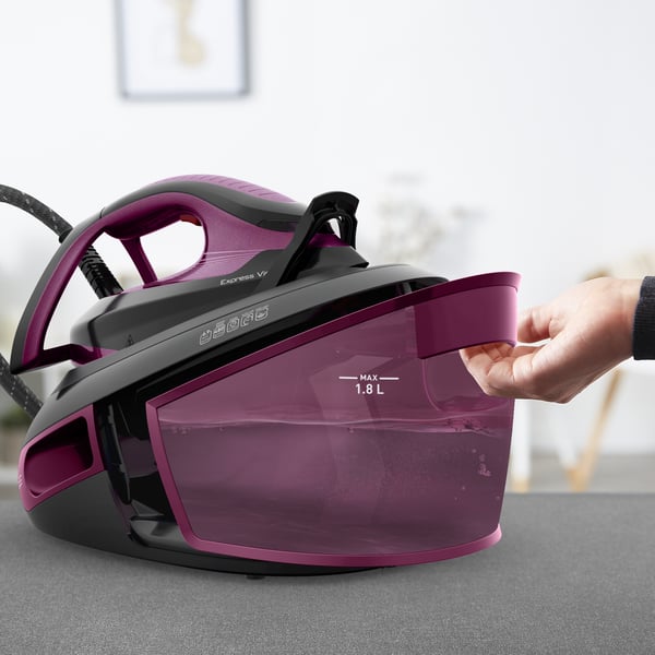 Tefal Express Vision SV8152 2800 W 1,8 L Durilium AirGlide Autoclean soleplate Purppura, Musta