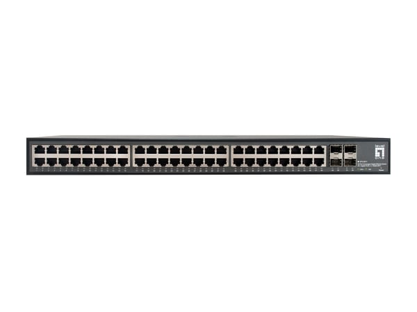 LevelOne GTU-5211 netværksswitch Ikke administreret Gigabit Ethernet (10/100/1000) Sort