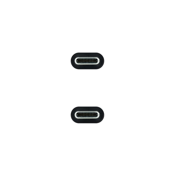 Nanocable 10.01.4302-COMB USB-kabel USB4 Gen 2x2 2 m USB C 20 Gbit/sek. 100 W Teal, Sort, Grå
