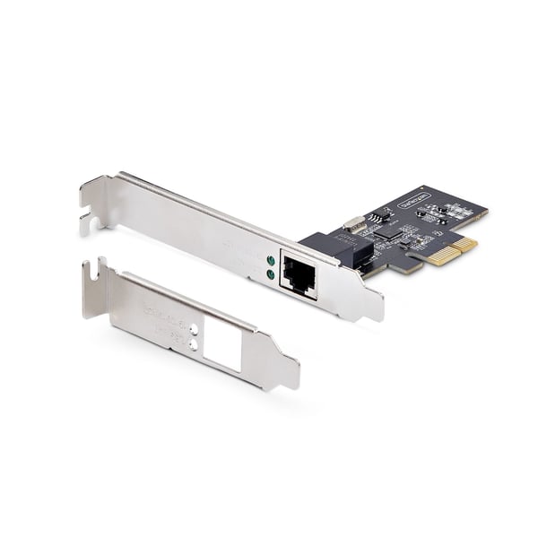 StarTech.com 2,5 Gbps NBASE-T PCIe-nätverkskort, Intel&reg; I225-V, nätverkskort för dator med en port, Ethernet MultiGigabit NIC, PCI Express Server LAN-kort