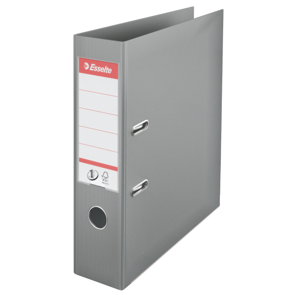 Esselte No.1 brevordner PP, 30% recirkuleret folie (før forbrugs) FSC® A4/75 mm