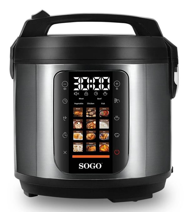 Sogo OLL-SS-10615 multi komfur 5 L 900 W Sort, Rustfrit stål