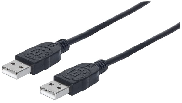 Manhattan 353892 USB-kabel USB 2.0 1 m USB A 0,48 Gbit/sek. Sort