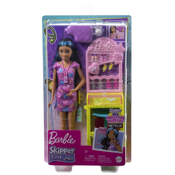 Barbie Skipper Babysitters Inc. Skipper First Jobs -nukke ja tarvikkeita
