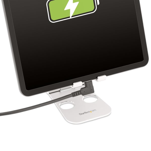 StarTech.com 1 m USB-C Kabel Vinklet, USB C til USB C Kabel, 4K, 100W - USB-kabel - 24-pin USB-C (