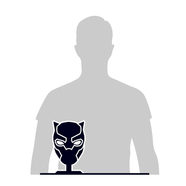 4D Build FDP FAP Marvel Black Panther Mask GML