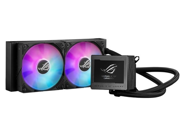 ASUS ROG Ryujin III 240 ARGB Processor Allt-i-ett vätskekylare 12 cm Svart 1 styck