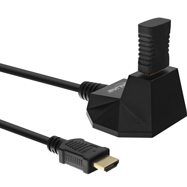 InLine 17531S HDMI-kaapeli 1 m HDMI-tyyppi A (vakio) Musta