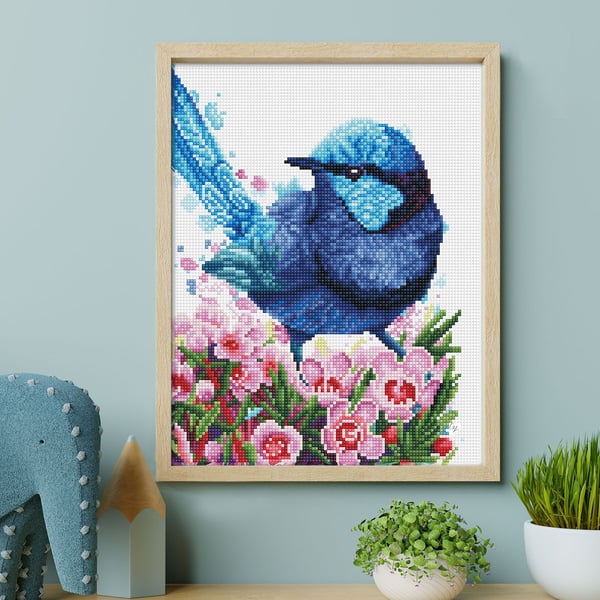 Diamond Dotz Splendid Fairy Wren