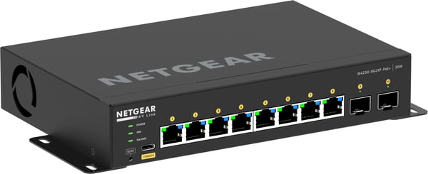 NETGEAR GSM4210PX Administreret L2/L3 Gigabit Ethernet (10/100/1000) Strøm over Ethernet (PoE) Sort