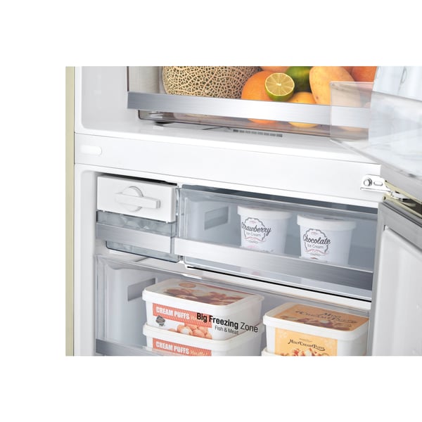 LG GBB567SECMN Fritstående 462 L Sand