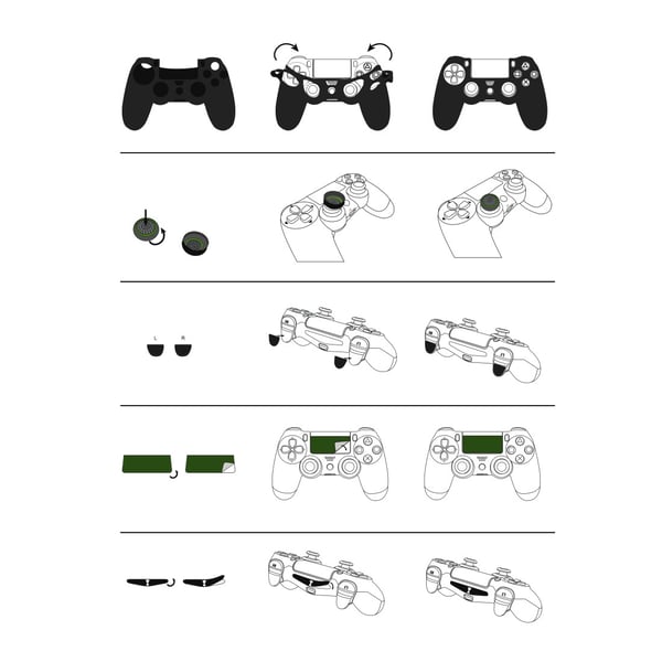Hama 7in1-lisävarustepakkaus jalkapallolisävarustesarja PS4-ohjaimelle