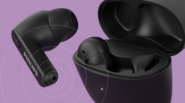 Philips 2000 series TAT2206BK/00 hörlur och headset True Wireless Stereo (TWS) I öra Samtal/musik Bluetooth Svart