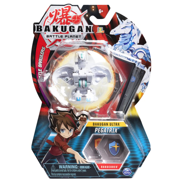 Bakugan BTB UltraBallPk 5E Pegasus White NBL Flygsnurra