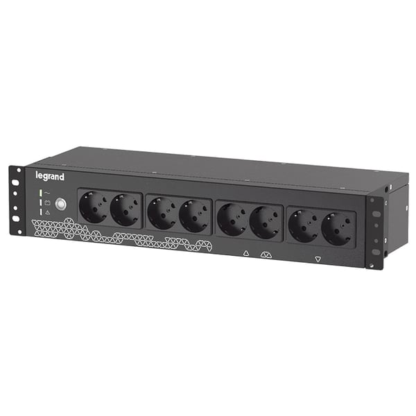 Legrand Keor ASI PDU 800VA FR/GR/IT INPUT 8 GR/IT OUTPUT BLACK UPS-enhed Standby (offline) 0,8 kVA 480 W 8 AC stikkontakt(er)