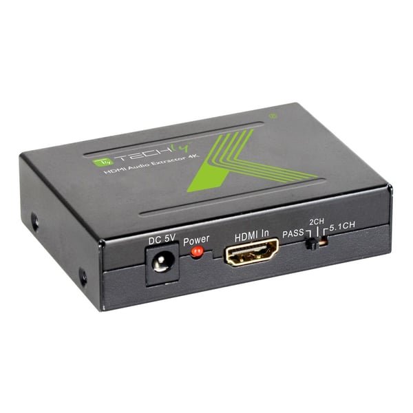 Techly IDATA HDMI-EA lydkonverteringsprogram Sort Techly IDATA HDMI-EA lydkonverteringsprogram Sort