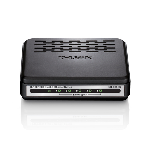 D-Link GO-SW-5G netværksswitch Ikke administreret Sort D-Link GO-SW-5G netværksswitch Ikke administreret Sort