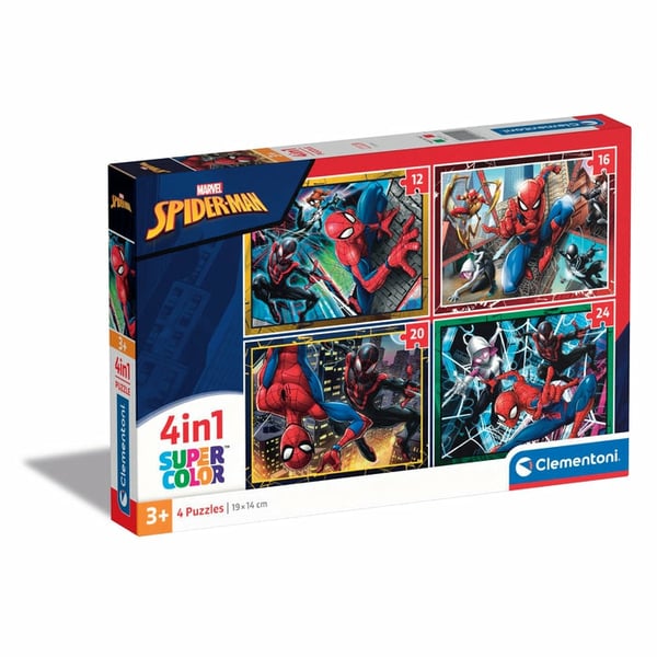 Clementoni Supercolor Marvel Spiderman Kuviopalapeli 12 kpl Sarjakuvat Clementoni Supercolor Marvel Spiderman Kuviopalapeli 12 kpl Sarjakuvat
