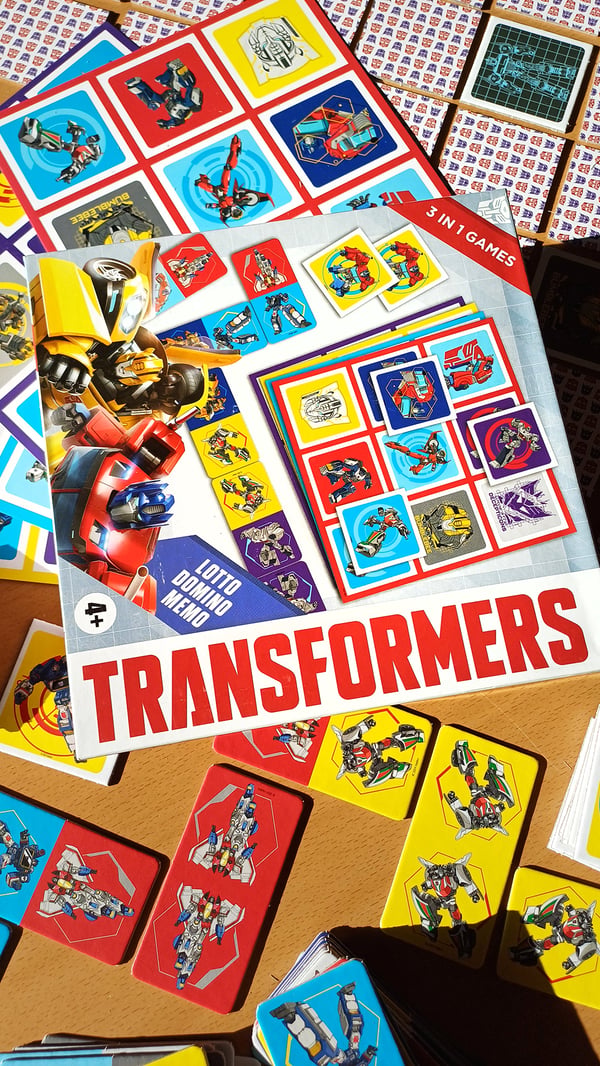 Tactic Peppa Pig Transformers 3 in 1 Lotto, Domino, Memo