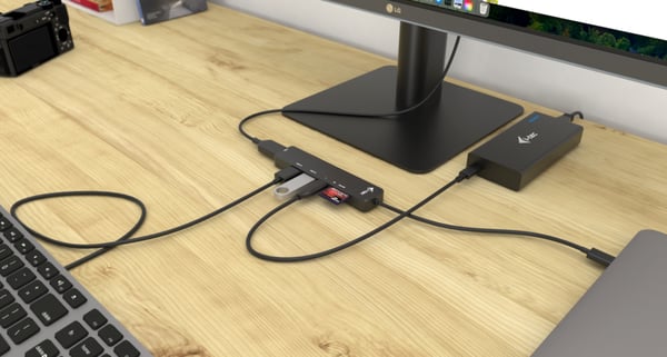 i-tec C31TRAVELEASYDOCKPD kannettavien tietokoneiden telakka ja porttitoistin Langallinen USB 3.2 Gen 1 (3.1 Gen 1) Type-C Musta