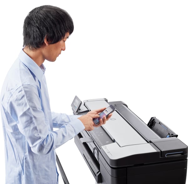 HP Designjet T830 24"-multifunktionsprinter