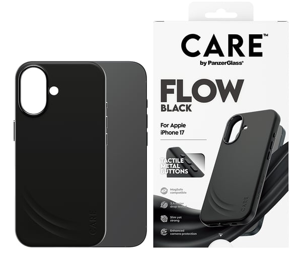 PanzerGlass CARE™ by ® Flow Case Sort m. MagSafe iPhone 17