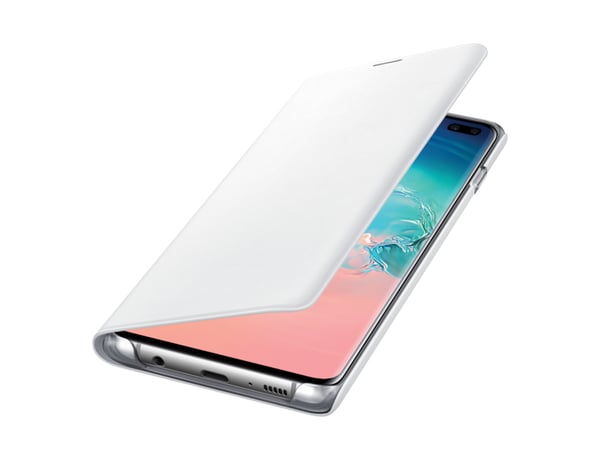 Samsung EF-NG975 mobiltelefonfodral 16,3 cm (6.4") Utbytbara fodral Vit