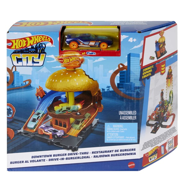 Hot Wheels City Downtown-banesæt, sortiment