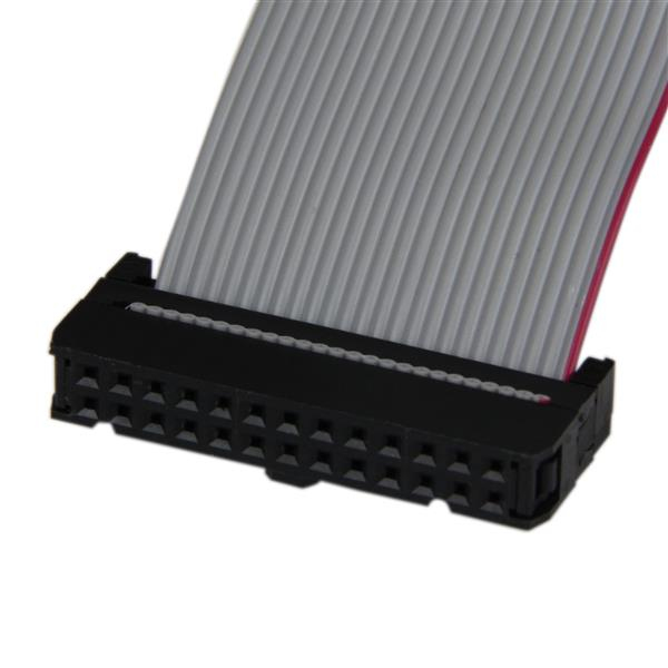 StarTech.com DB25 (F) - IDC26 DB-25 25 pin D-Sub IDC 26 pin Motherboard Header Grå