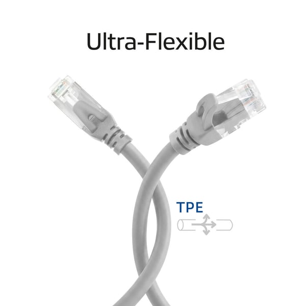 ACT FC1015 netværkskabel Grå 15 m Cat6a U/UTP (UTP) Rund