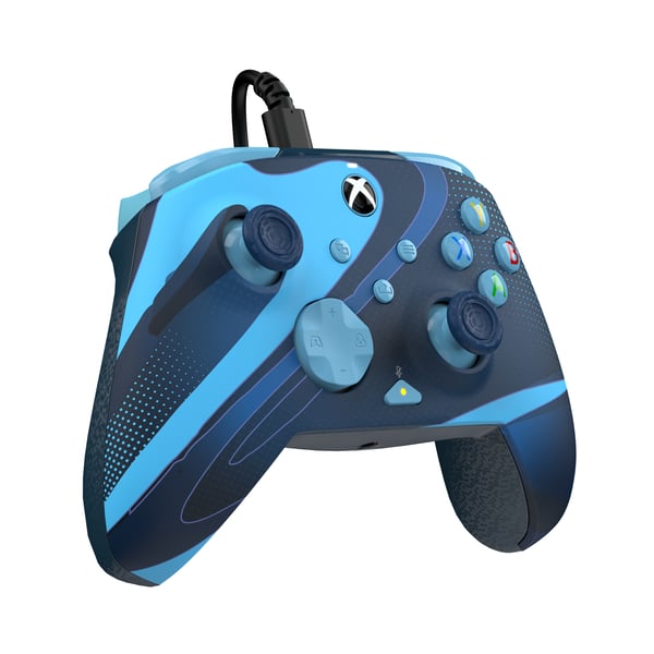 PDP REMATCH GLOW Advanced Blå USB Spelplatta Analog / Digital PC, Xbox One, Xbox Series S, Xbox Series X