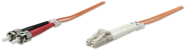 Intellinet 1.0m LC-ST M/M InfiniBand och fiberoptisk kabel 1 m Orange