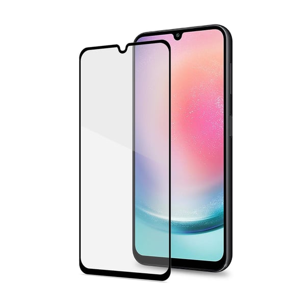 Celly FULL GLASS GALAXY A24 4G BLACK Kirkas näytönsuoja Samsung 1 kpl