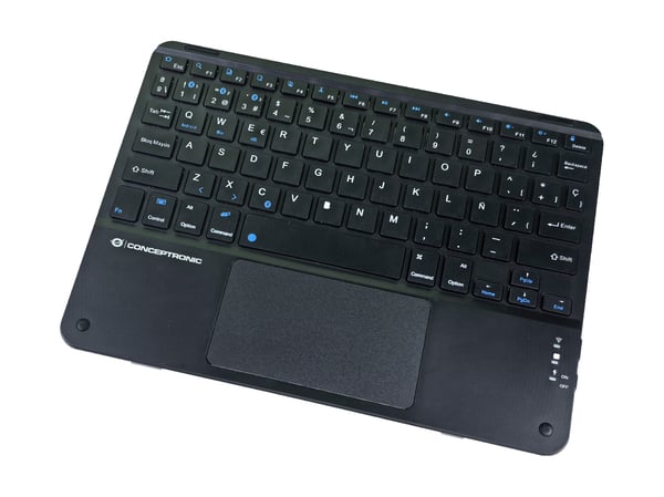Conceptronic TOBIN01BES näppäimistö Universaali Bluetooth QWERTY Espanja Musta
