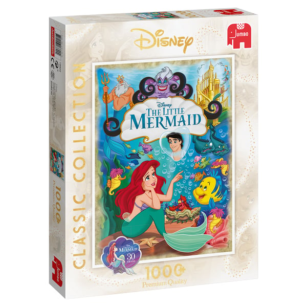 Disney Classic Collection The Little Mermaid 1000 pcs Kuviopalapeli 1000 kpl Sarjakuvat Disney Classic Collection The Little Mermaid 1000 pcs Kuviopalapeli 1000 kpl Sarjakuvat