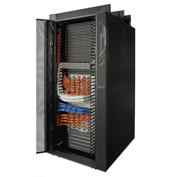 APC AR7717A kabelkanal Lige kabelbakke Sort