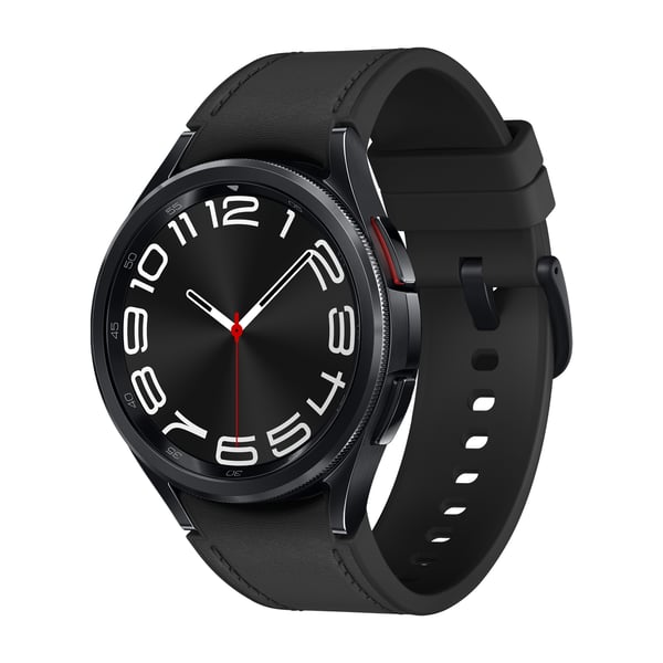 Samsung Galaxy Watch6 Classic SM-R955FZKAEUA smartklocka och träningsklocka 3,3 cm (1.3") OLED 43 mm Digital 432 x 432 pixlar Pekskärm 4G Svart Wi-Fi GPS