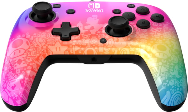 PDP REMATCH Wired Controller: Star Spectrum För Nintendo Switch och Nintendo Switch OLED